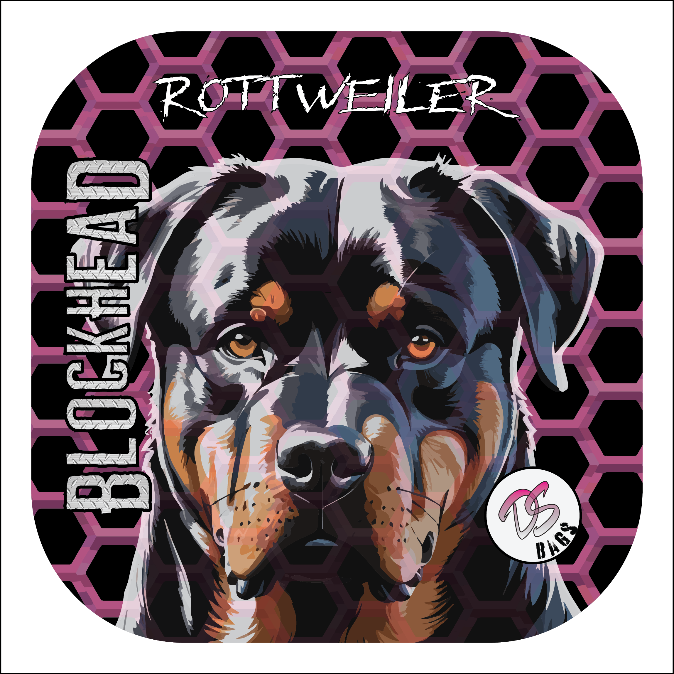 Blockhead Series - Rottweiler (Set of 4 bags) Free Shipping – Dirty ...