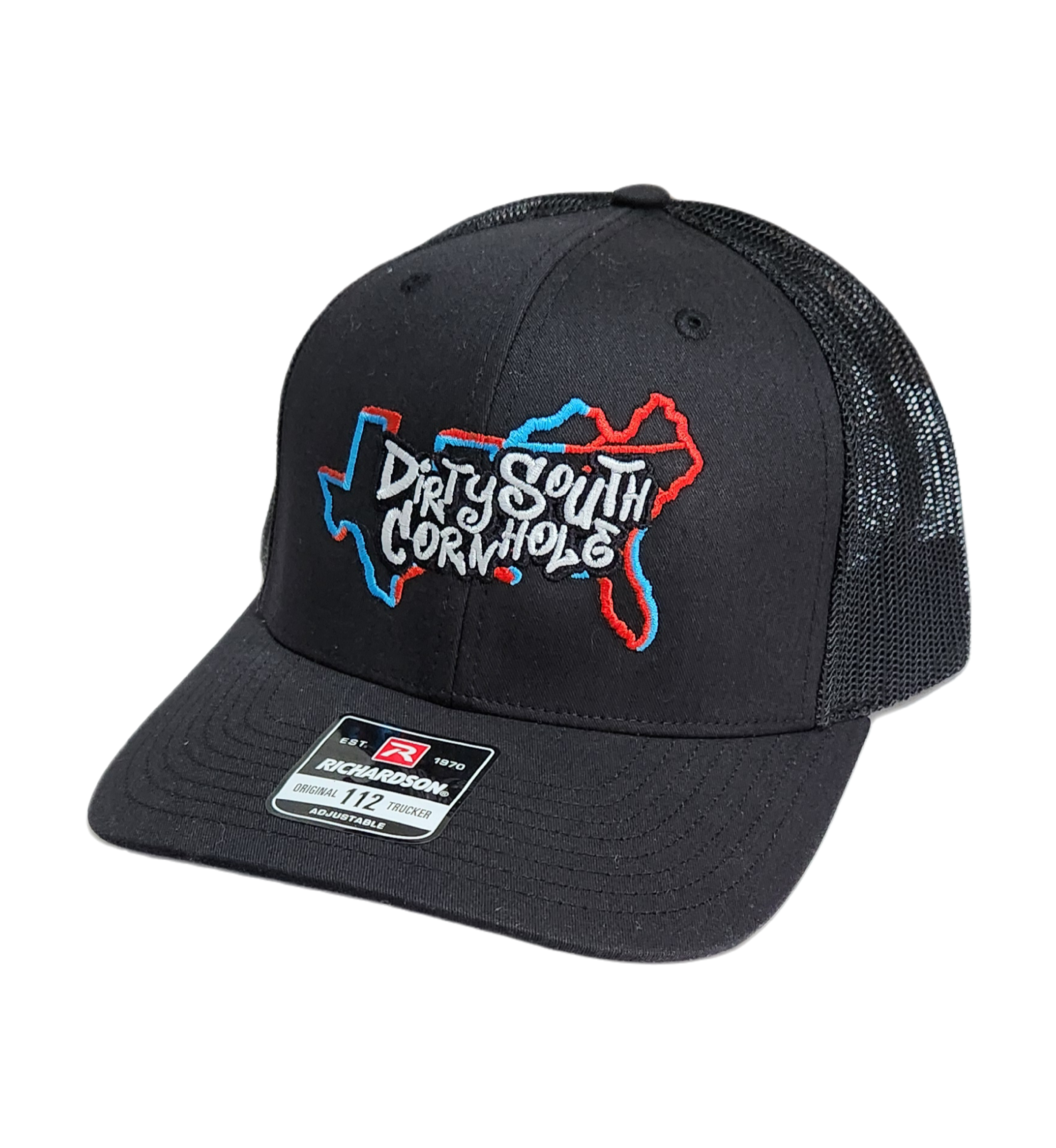 Richardson 112 Snapback Trucker Hat with Embroidered Logo – Dirty South ...